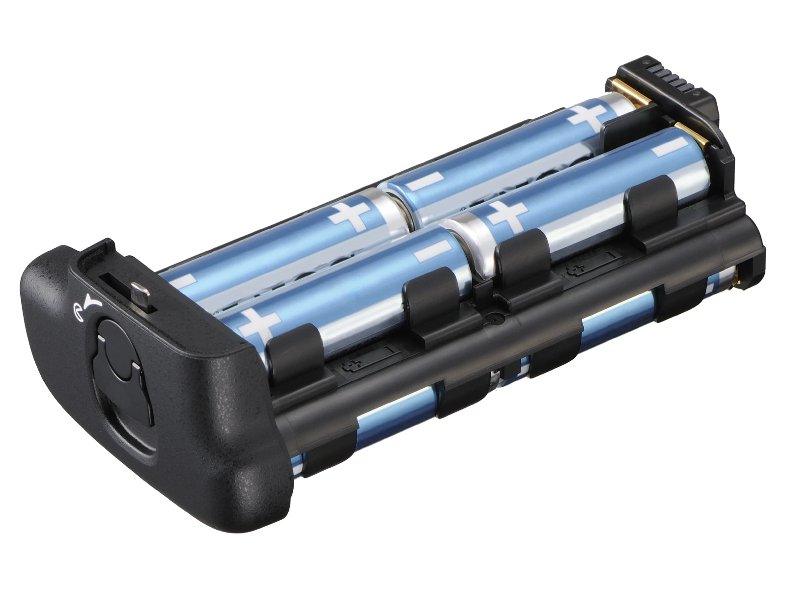 The D7000 can also use standard AA-sized batteries via the optional D11 power pack