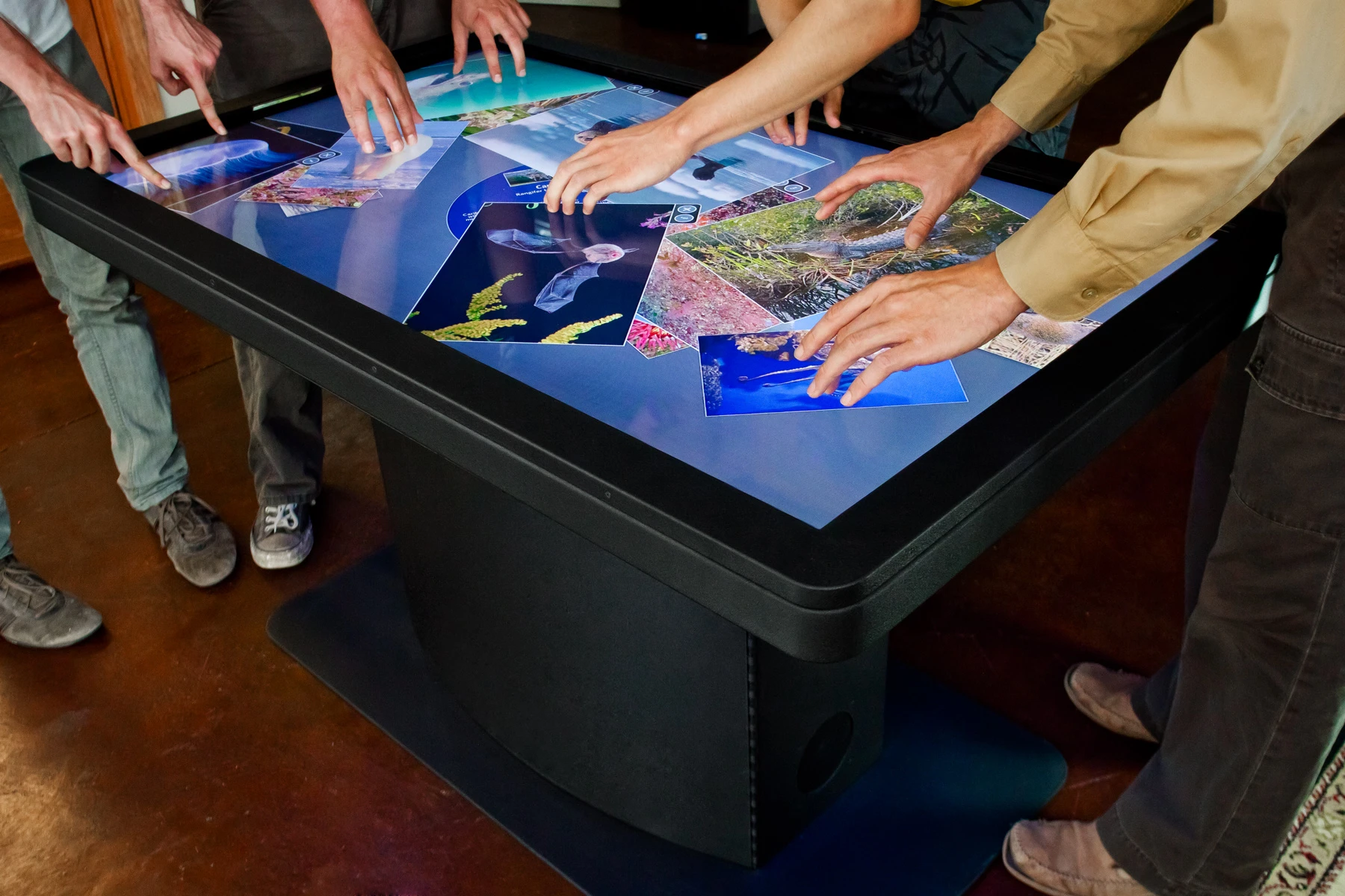 The Ideum 55-inch Pro multitouch table