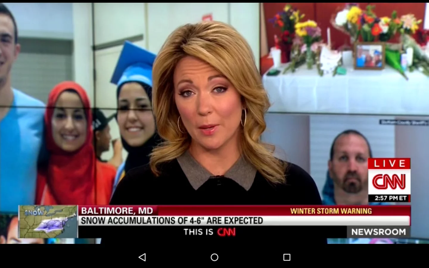 Live CNN streaming on the Android app