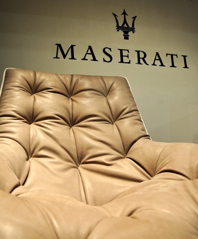 Maserati by Zanotta lounge chair (photo: Edoardo Campanale/Gizmag)