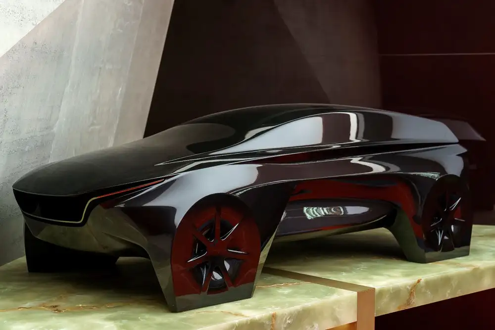 Along with the full-size Lagonda Vision, Aston showed a model of an SUV vision in Geneva