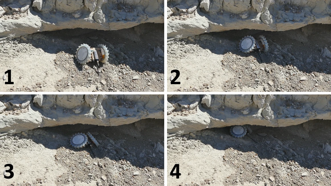 The Puffer robot can take on a more compact form to squeeze into tight spaces