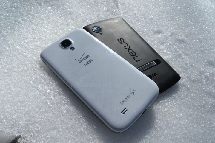 Both phones come with a sturdy plastic back