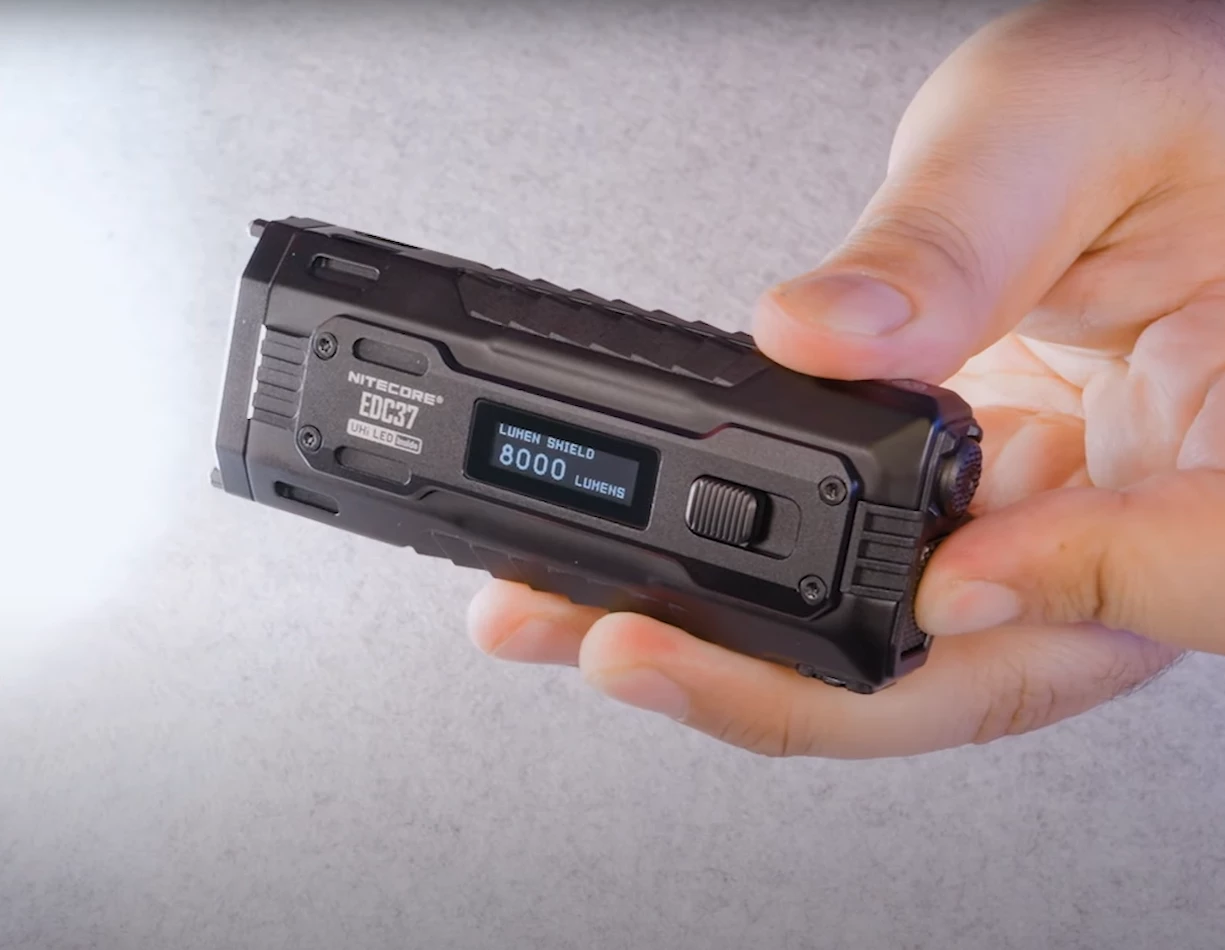 The Nitecore EDC37 is the powerful new flagship of the EDC blade light series