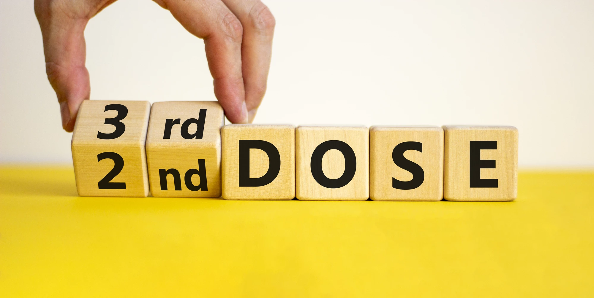 The data indicates a third vaccine dose is crucial to protect from Omicron infection and severe disease