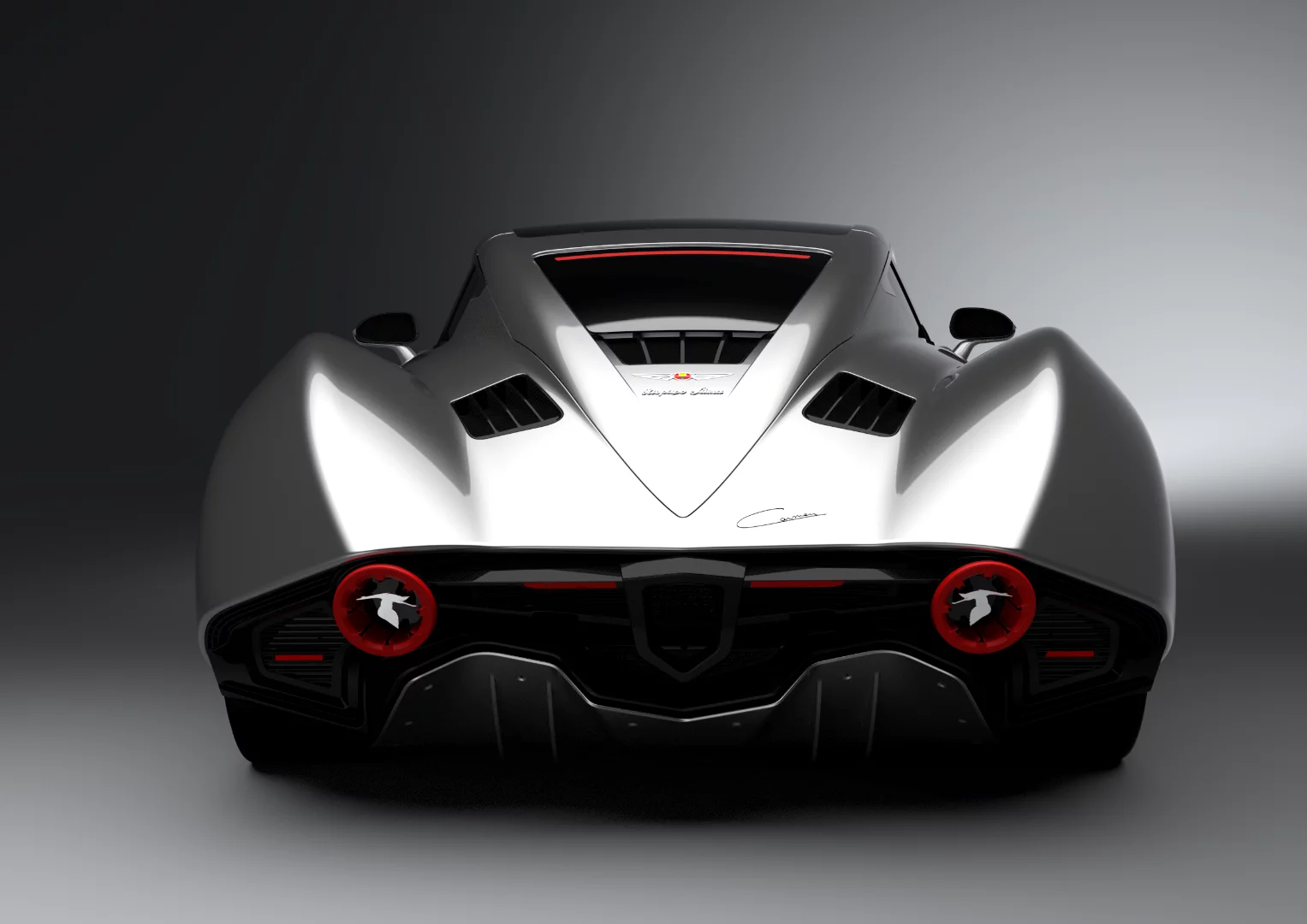 With a thousand horsepower on tap, this is the view most other cars will get of the Carmen