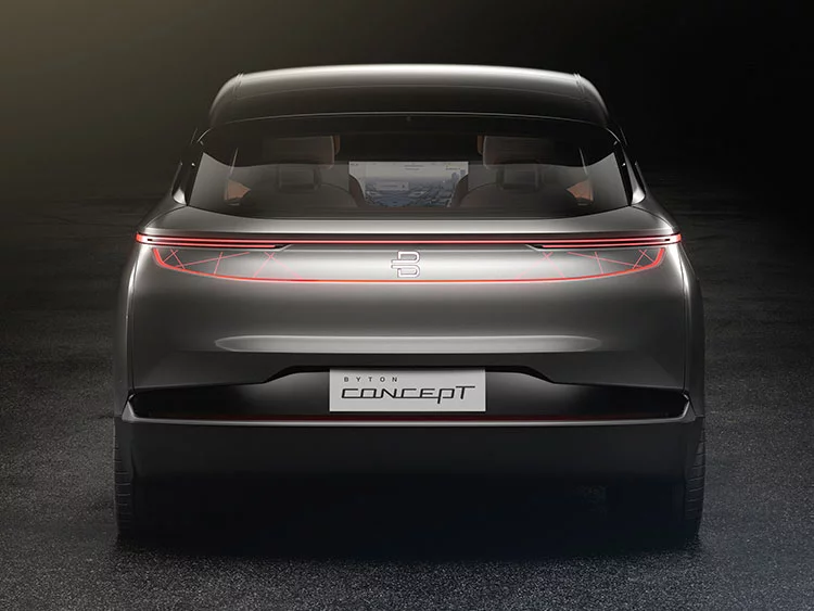 A look at the Byton Concept's rear-end