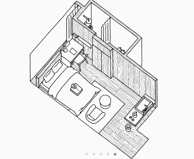 Muji Hotel room Type A