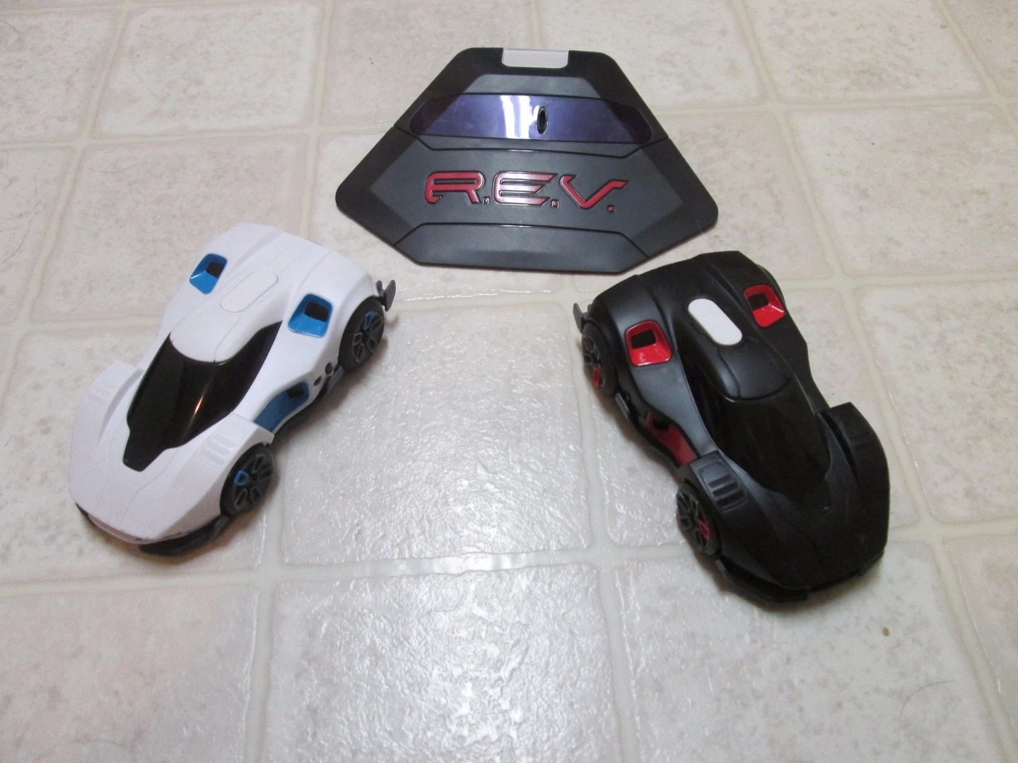 The REV system allows players to square off against one another or a computerized foe