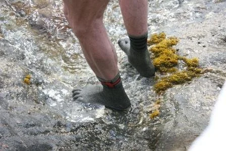 Water tends to hide the painful nasties on the bottom