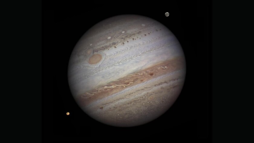 Do Jupiter's swirling "jets" exist only in its upper atmosphere?