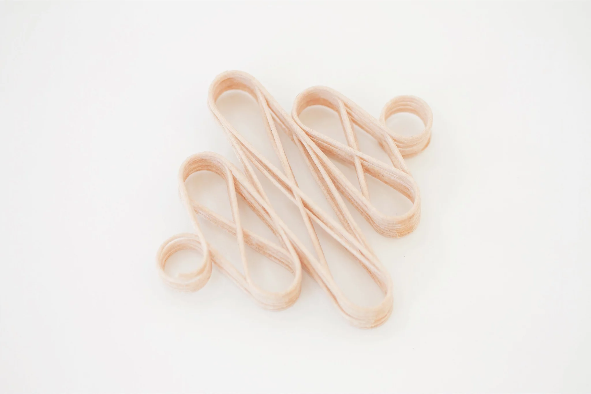 An intricate multi-layered design 3D-printed using the handheld Lego/glue gun printer