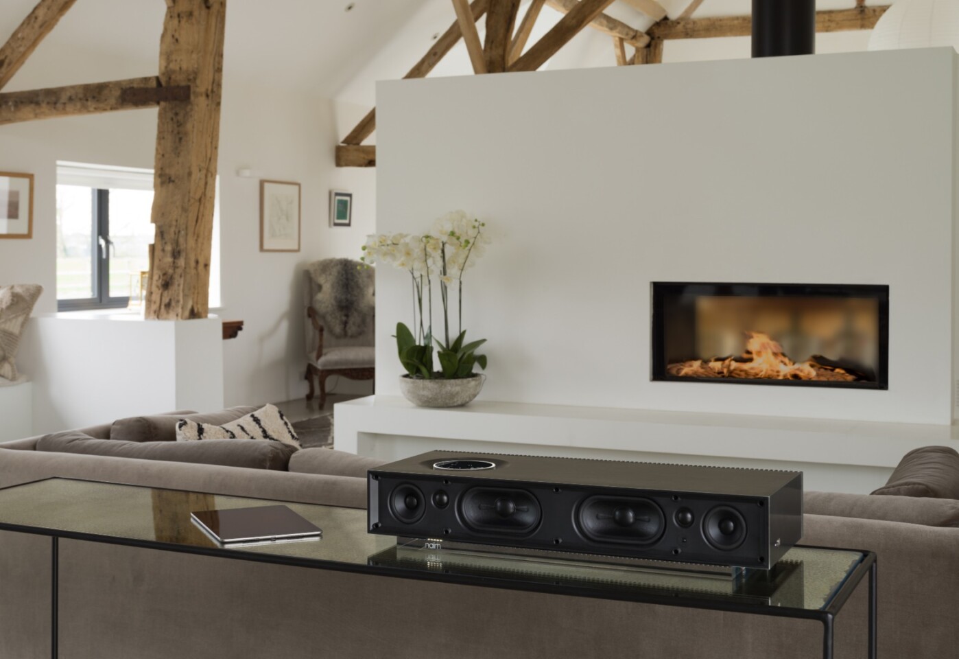 The Mu-so's all-new speaker drivers have been optimized by French hi-fi specialist Focal