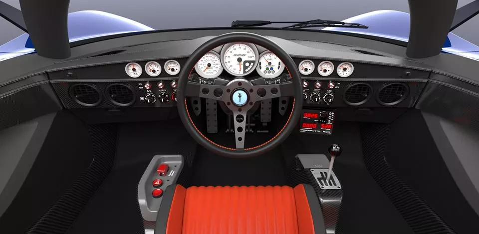 The SCG 004S dashboard is a mix of old and new school