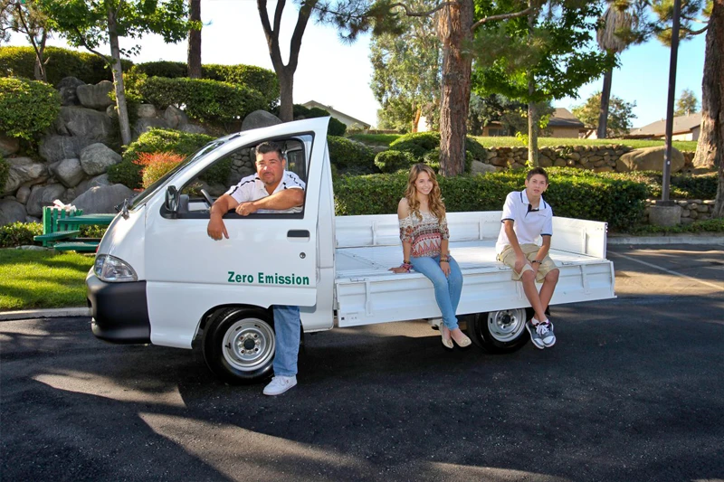More a utility vehicle than a people carrier but like all vehicles, the eco-Truck is adaptable