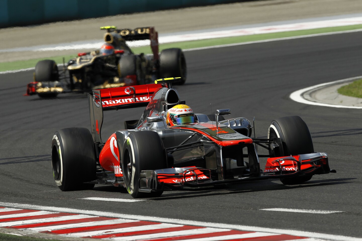 The MP4-28 for the 2013 season used a redesigned carbon fiber monocoque configuration, featuring front and side impact structures to provide additional structural safety to the driver