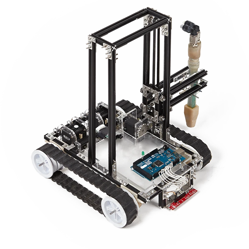 As its name suggest, the Foundation robot lays down the foundation for the structure