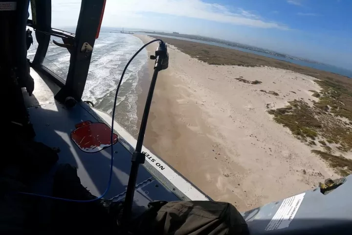 The system was trained using video footage shot from a US Coast Guard helicopter