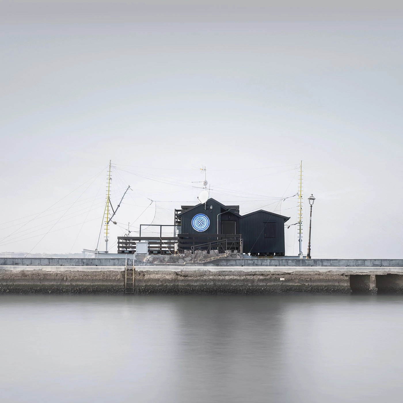 "The Shy Fishermen (1)," Long Exposure 1st place winner, 2025 Minimalist Photography Awards