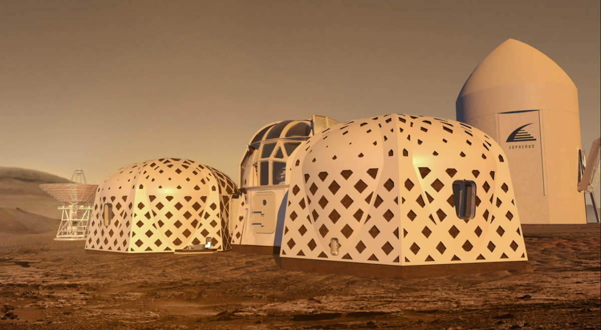 Earning second place and $33,400 for its trouble was Team Zoperhous from Arkansas, whose shelter would be printed by an autonomous rover