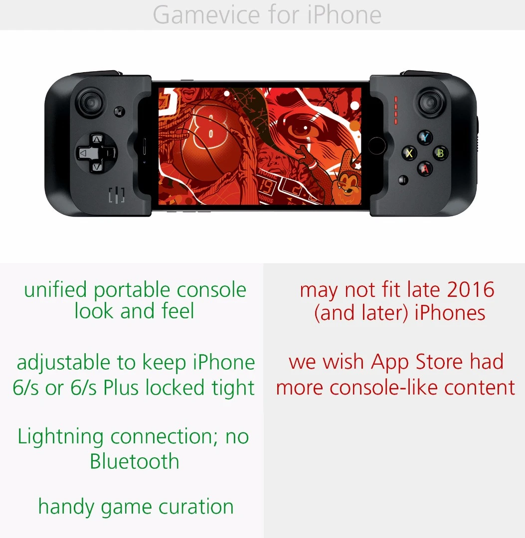 Pros and cons of Gamevice for iPhone