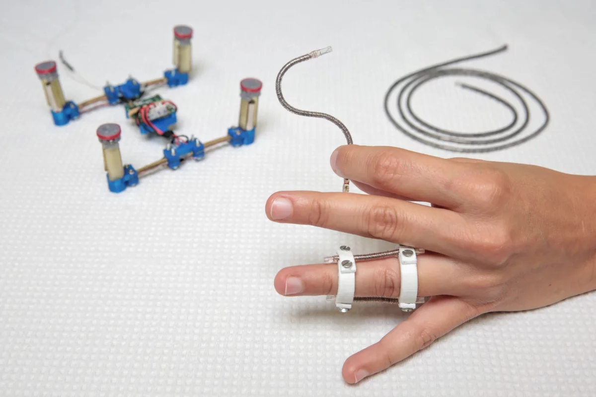 At the wire's core is a silicone tube that holds low melting point alloys inside