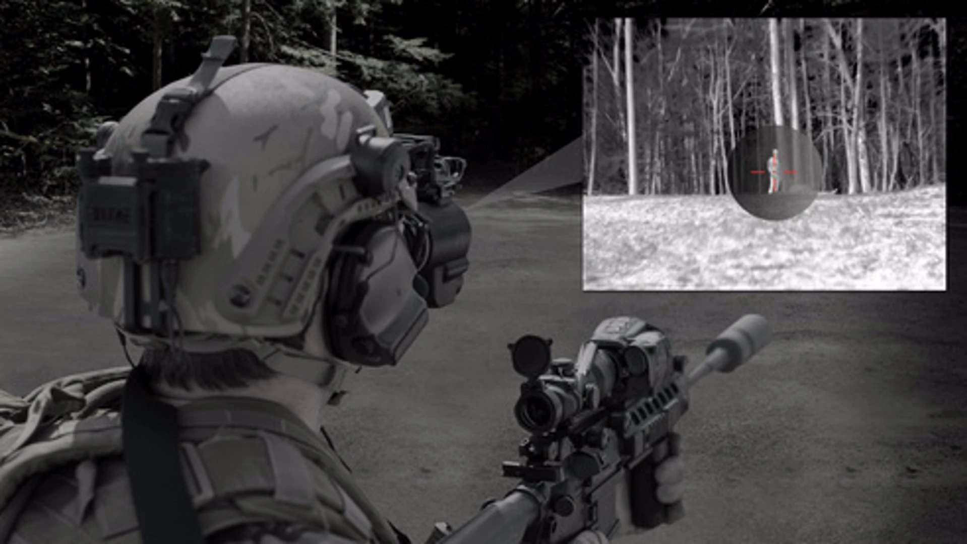 The BAE system combines night and thermal vision systems