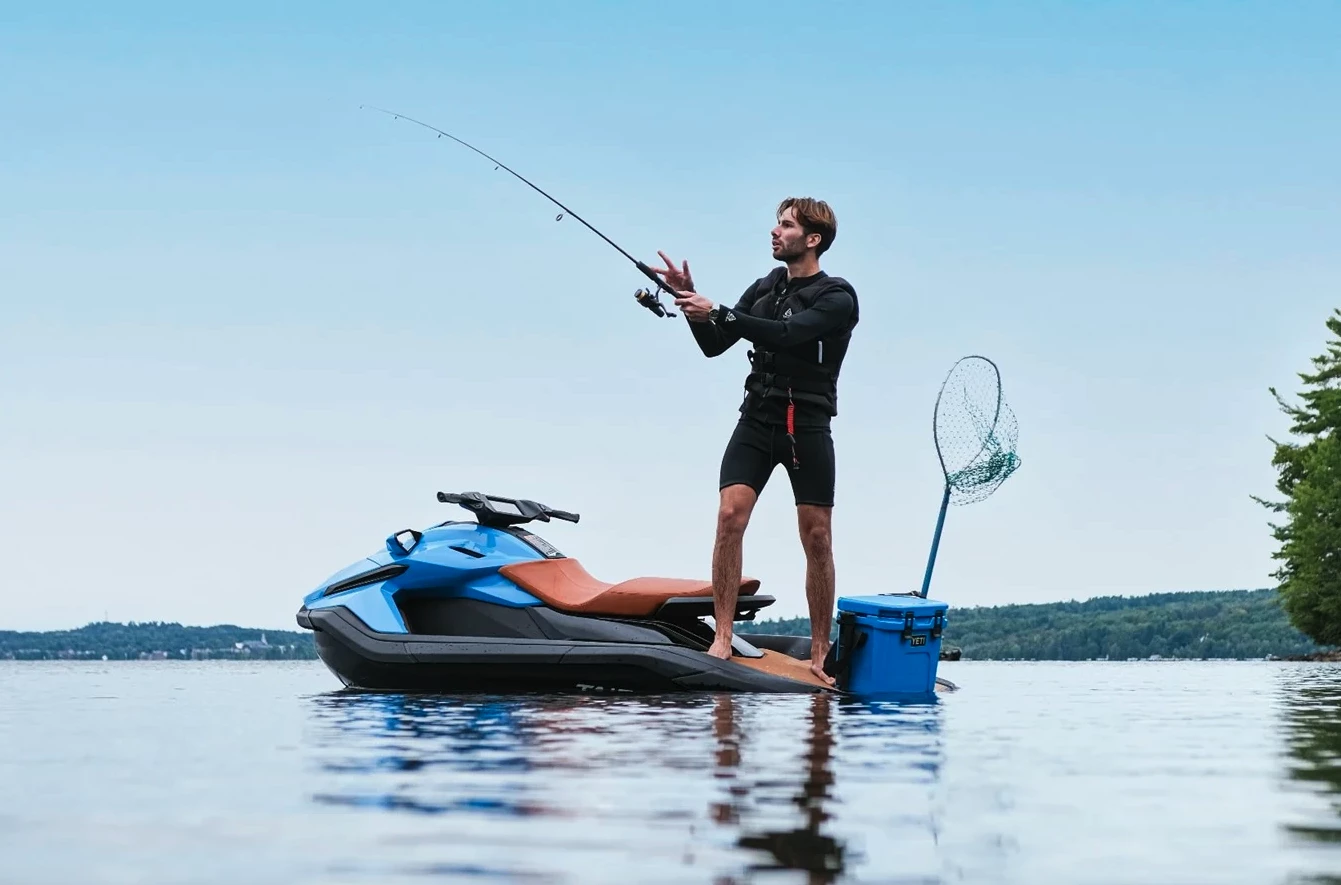 Enough room to stand and fish