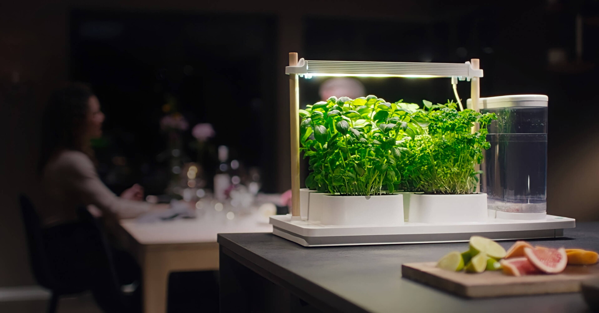 Scandinavian design meets automated growing in the Auk indoor garden