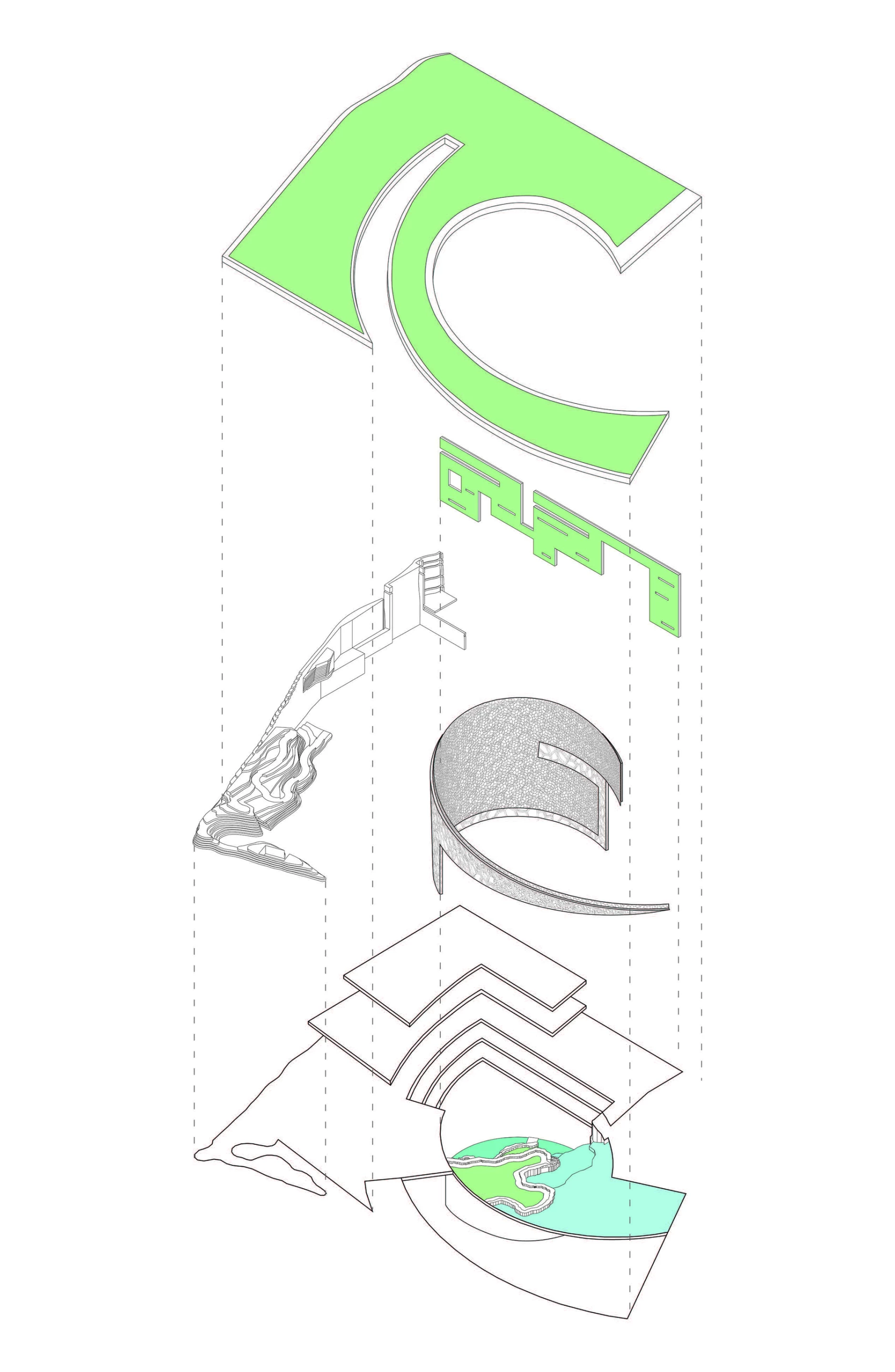Architectural drawing of the Shanghai Natural History Museum (Image: Perkins + Will)