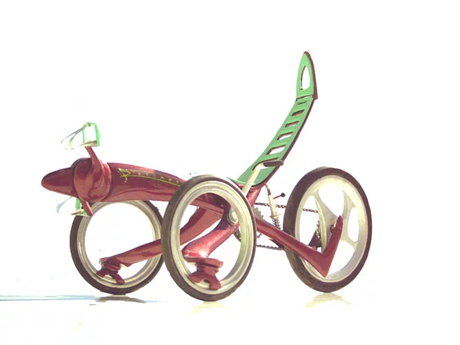 One of Sapir's earlier designs was a recumbent trike