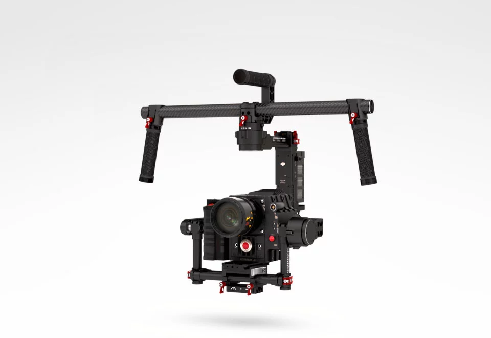 The DJI Ronin uses the company's ZenMuse system, first designed for aerial videography