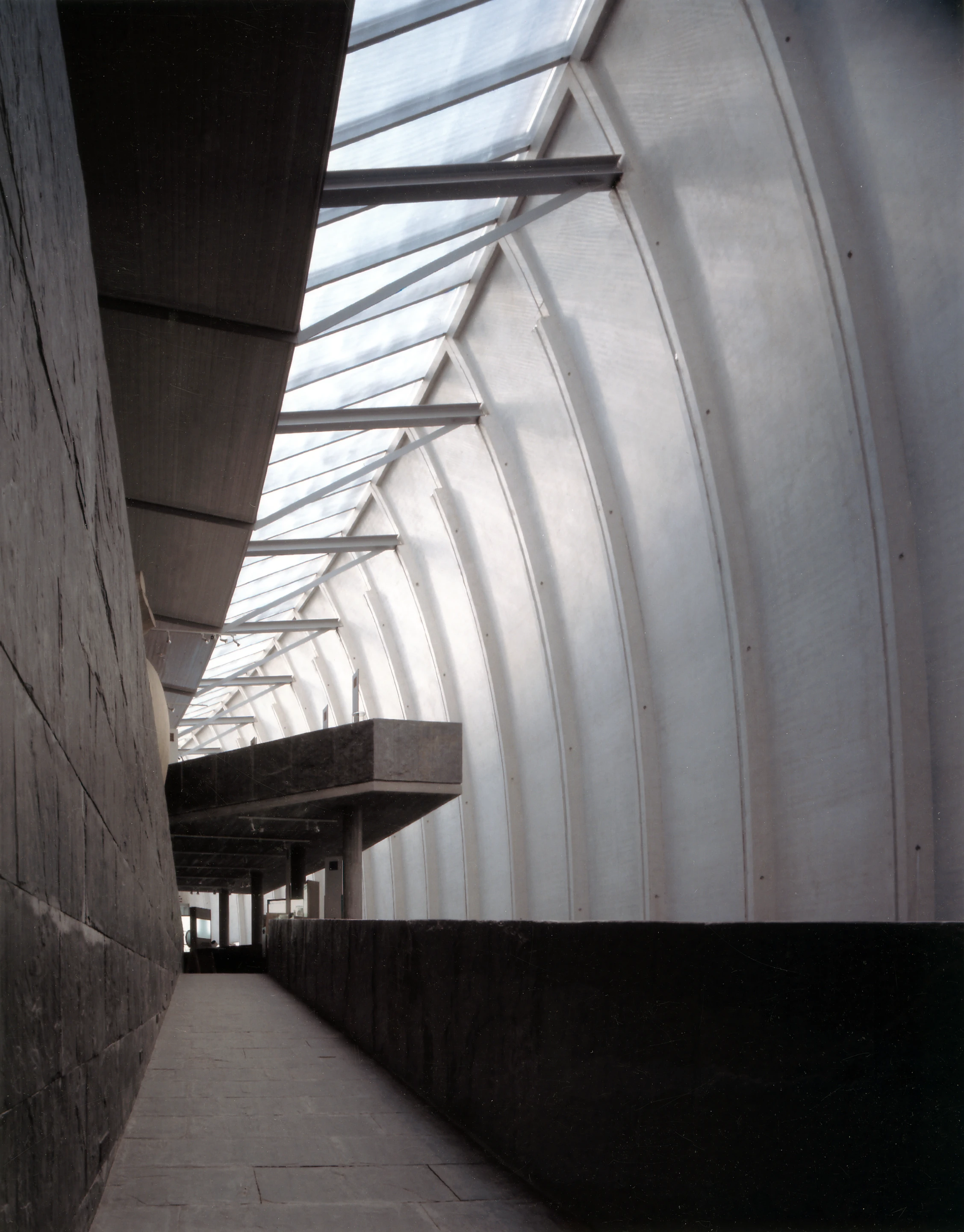 Domus Museum features a skylight to ensure ample natural light within