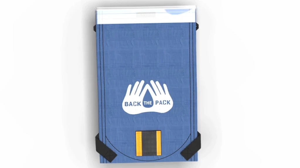 The WaterWear pack is collapsible