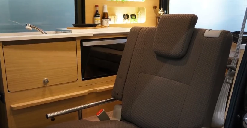 In redesigning the Miniature Cruise Cozy for the 2022 model year, Oka eliminated the fourth seat to make room for its larger camping equipment set