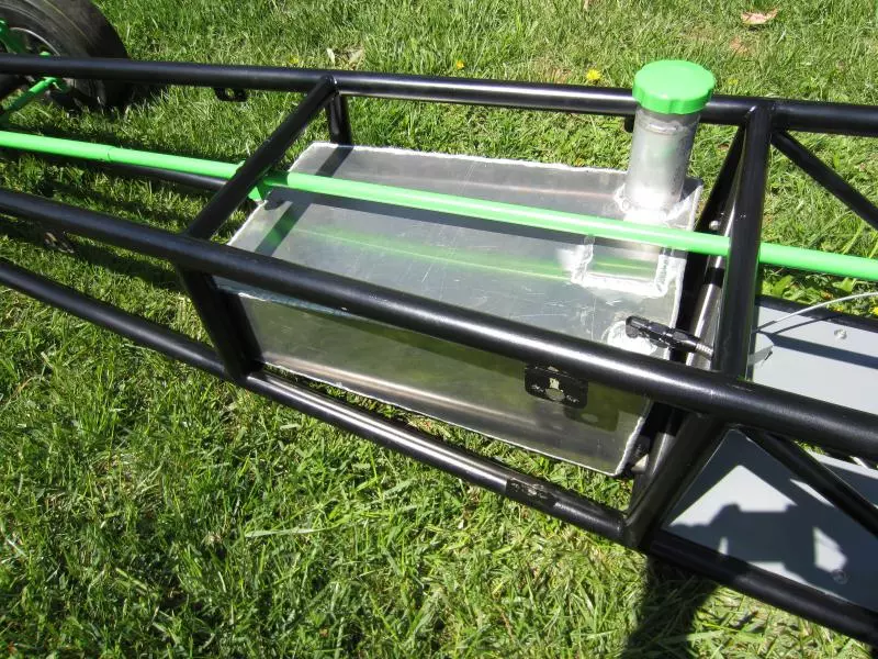 Jet Powered Junior Dragster fuel tank