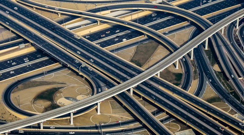 Crisscross Pattern-Dubai: Commended in the Urban category