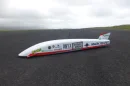 The Mach Reaper broke through several speed barriers at Llanbedr Airfield, North Wales, becoming the first RC car over 240 mph, and then the first over 250 mph before finally hitting the highest recorded GPS speed of 256.47 mph