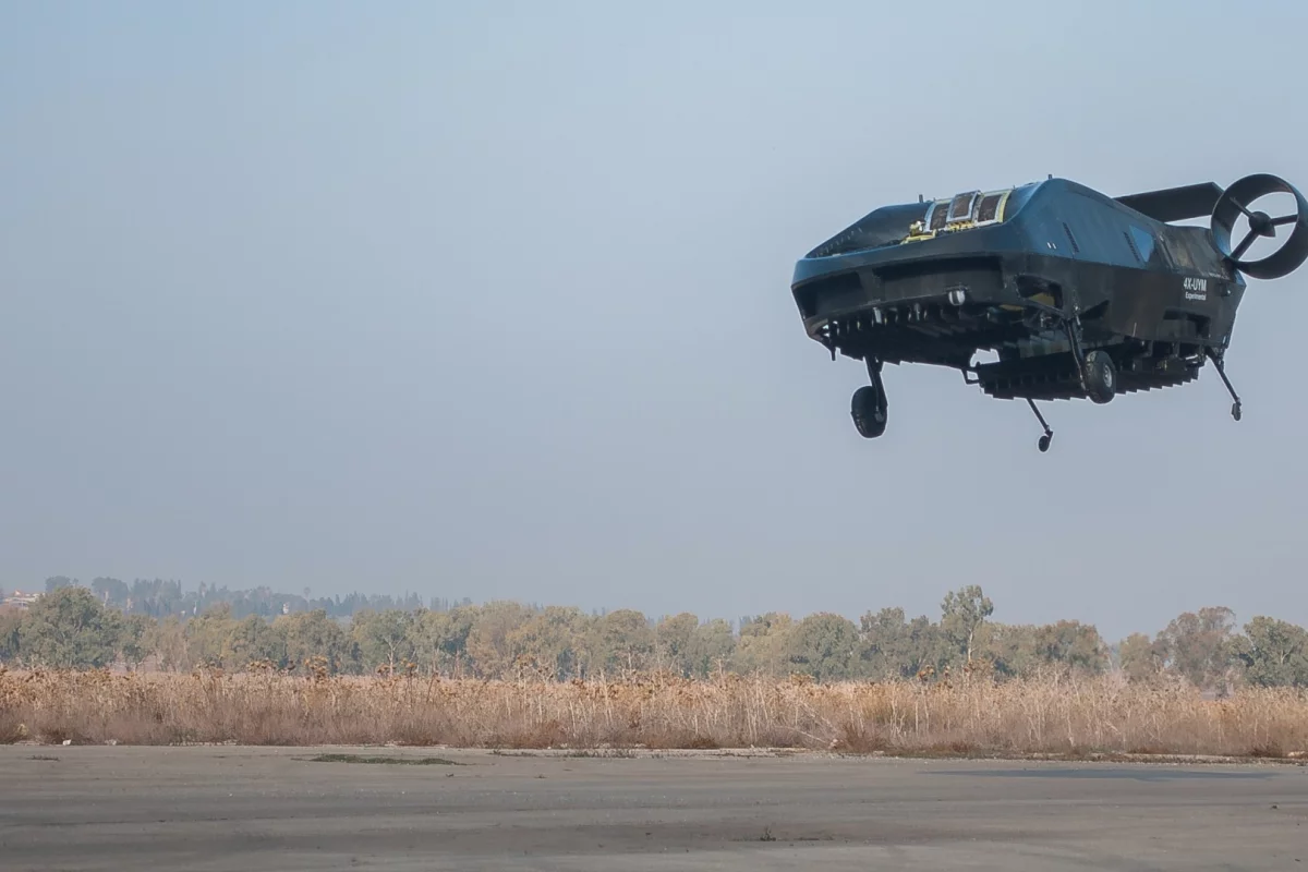No strings attached – the AirMule flies untethered in northern Israel