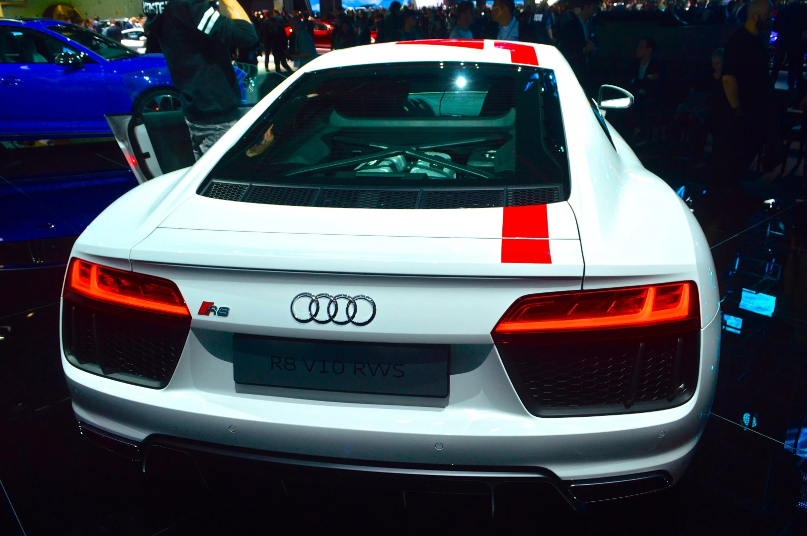 The Audi R8 V10 RWS debuts at IAA 2017