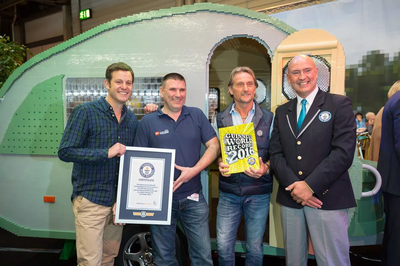 Guinness awards the trailer a world record at the premiere