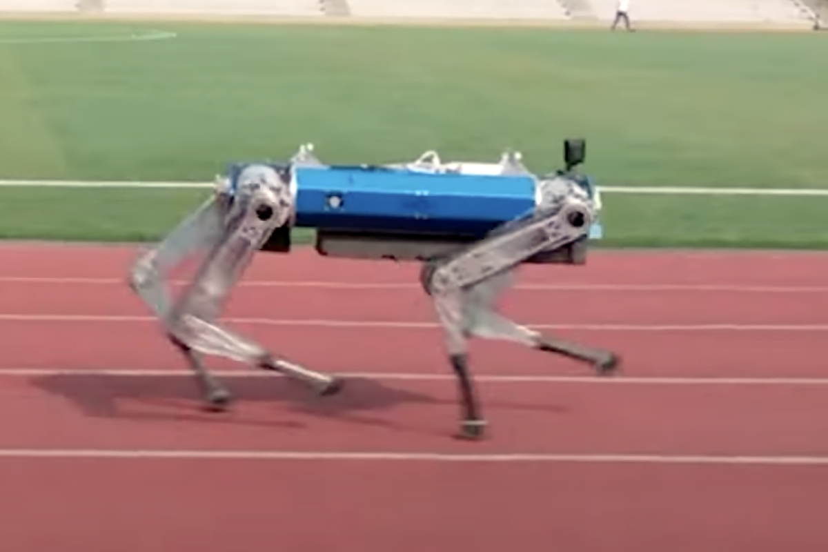 Robo-dog sets new 100-meter sprint Guinness World Record