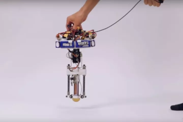The Disney hopping robot is the first to operate without a tether or outside power