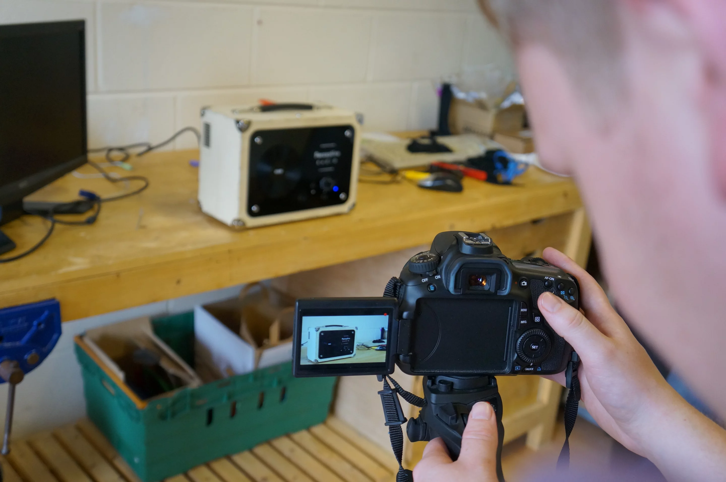 Documenting the Perceptive Radio project (Photo: Mudlark)