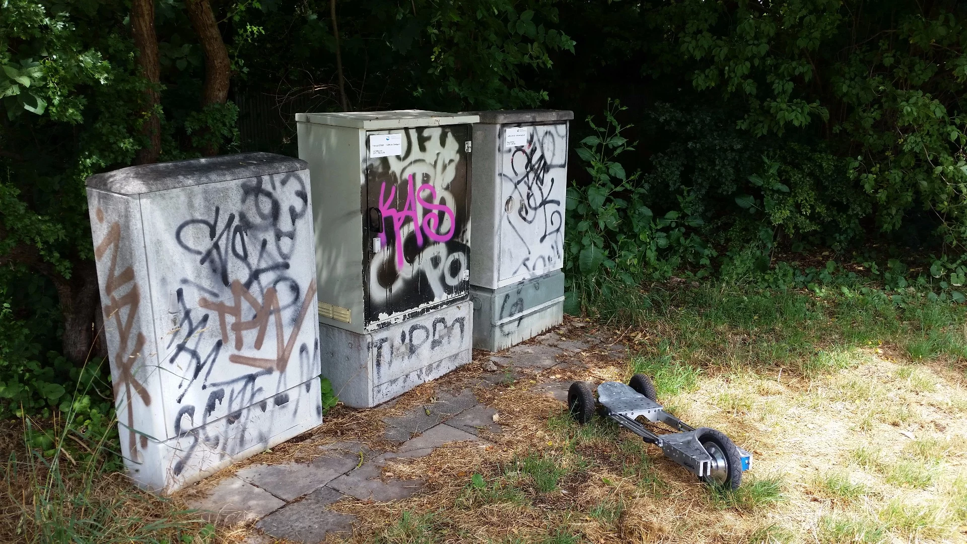 The Mountain-Slider has been tested on paths, trails and skate parks