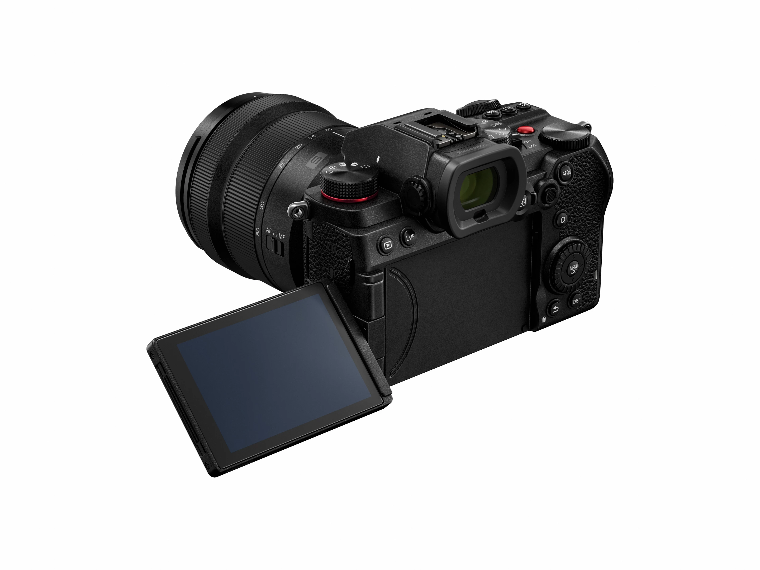 Flip screen for any-angle shooting