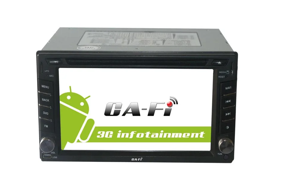 Innotrends has unveiled its Ca-Fi Android 2.3-based infotainment multimedia system powered by 1.2GHz Cortex A8 CPU