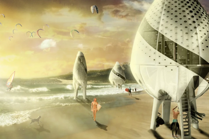 Surftopia by Eduardo Camarena Estébanez and María Urigoitia Villanueva received Special Recognition in this year's Laka Competition