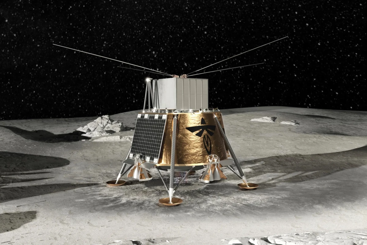 LuSEE-Night atop the Blue Ghost 2 lander