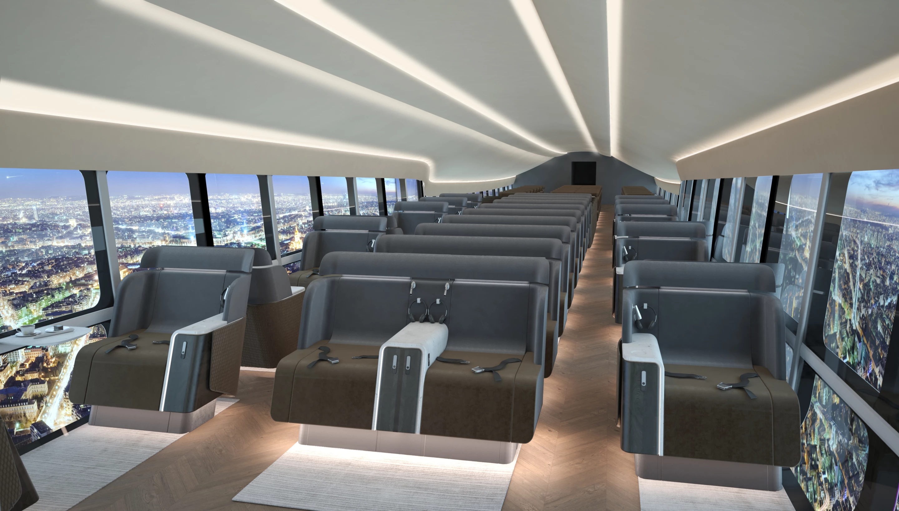 Render of the 100-seat Airlander cabin